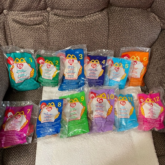 McDonald's 1999 Happy Meal beanie baby collection. Very collectible